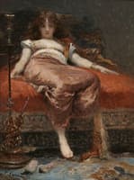 Femme au Narguile