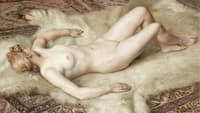 Nu Allonge sur une Peau d'Ours