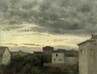 View of a Town, Evening