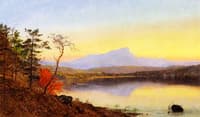 Sunset, Camel's Hump, Lake Champlain