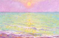 Sunset at Veules-les-Roses, Seine-Mer