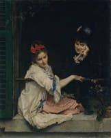Girls at a Window