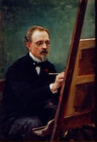 Portrait of Federico de Madrazo painting
