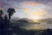 Sunset: Souvenir of the Adirondacks