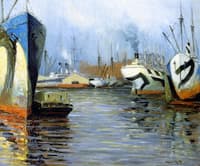 Ships in Harbor