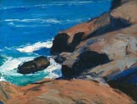 Rocky Shore and Sea