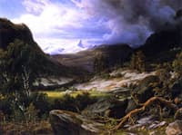 View over Romsdal with Ramsdalshornn in the Background