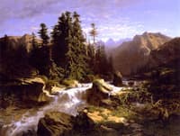 Torrent in the Alps