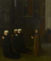 Interior of a Church with Kneeling Figures