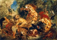 Lion Hunt (study)