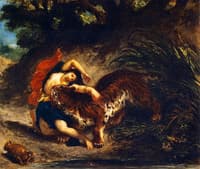 Young Woman Attacked by a Tiger