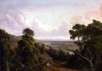 View of Mount Ida from Troy, Looking Toward Albany, New York