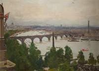 The River Pageant, as Seen from the Home of Sir James Barries, Adelphi Terrace, London