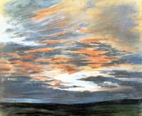 Study of the Sky at Sunset
