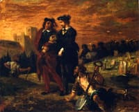 Hamlet and Horatio in the Graveyard