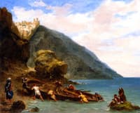 View of Tangier from the Seashore