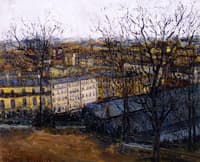 Paris, vue du Square Saint-Pierre