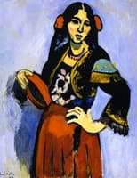 Spanish Girl with Tambourine