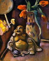 Still Life with a Statuette of Buddha