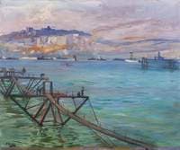 The Entrance, Dover Harbour, 1918: