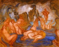 Bathers (Lines Curved and Waved)