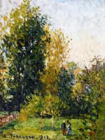 Landscape with Two Figures, Éragny, Autumn