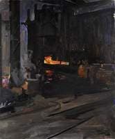 A Naval Gun in the Hydraulic Press: Elswick Works, Newcastle upon Tyne