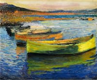Boats near Collioure