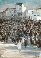 Market Place, Tangiers. Morocco