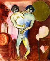 Hommage à Apollinaire ou Adam et Ève (study)