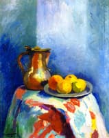 Still Life with Copper Pitcher