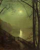 Moonlight on Lake