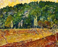 Orchard in Front of a Hill