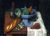 Still Life with a Blue Fruit Bowl