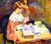 Madame Valtat Sewing