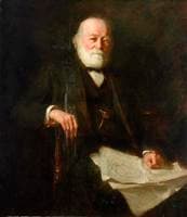 Portrait of the British Ironmaster Isaac Lowthian Bell