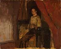 Woman Seated on a Bed, Dieppe