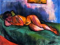 Female Nude Lying Down