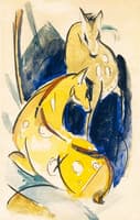 Two Yellow Animals