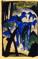 The Mother Mare of the Blue Horses I