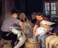 Plucking the Christmas Goose