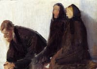 Seated Churchgoers