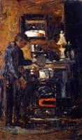 Woman at the Kitchen Stove