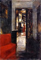 Interior with Woman at the Piano