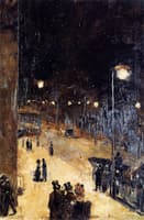 Berlin Street at Night