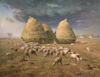 Haystacks, Autumn