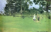 Figure on a Lawn