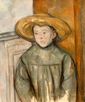 Boy with a Straw Hat