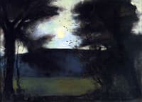 Moonrise on the Grunewaldsee