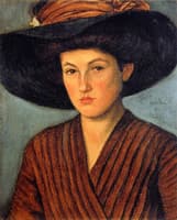 Young Lady with a Large Hat